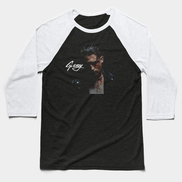 When It's Dark Out GEazy Urban Swagger Graphic Tee Baseball T-Shirt by WildenRoseDesign1